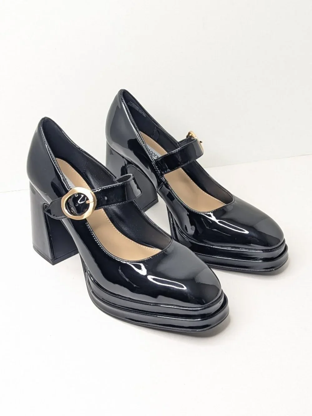 Steve Madden Kylee Mary Jane Platform Pumps Black Women's 10